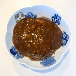 りんご酢、りんご黒酢レシピ『カレーそば』150りんご酢、りんご黒酢をカレーに入れることでまろやかでコクのあるカレーに夏バテ防止や疲労回復に