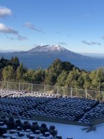 鹿児島黒酢畑風景『ちょっと雪化粧』