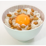 サクサク黒酢納豆卵かけご飯150